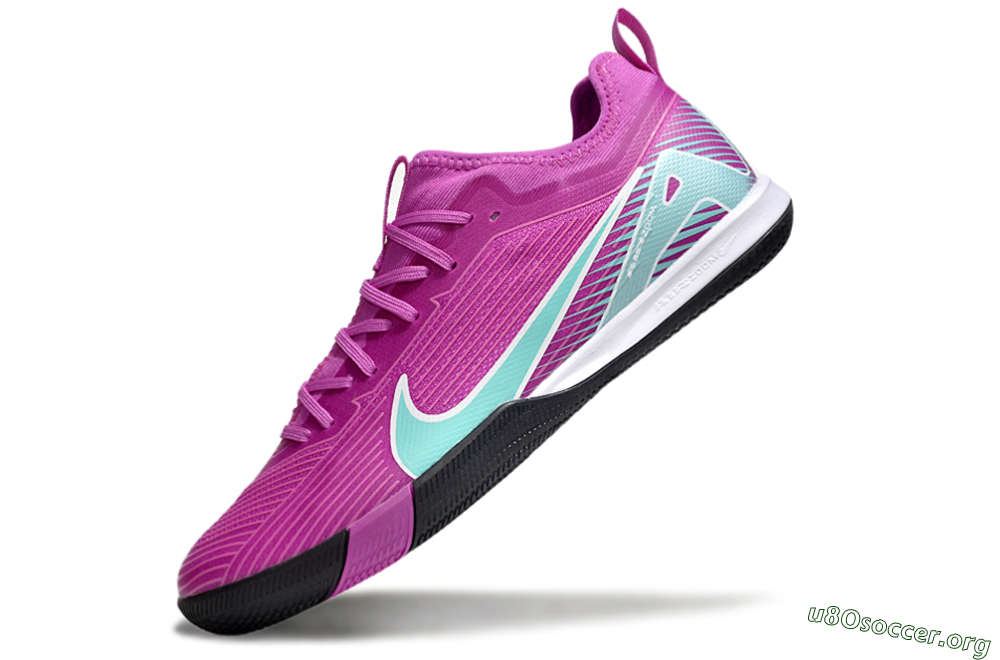 Nike Air Zoom Mercurial Vapor 16 Pro IC Football Shoes - Purple/Jade/White 5