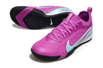 Nike Air Zoom Mercurial Vapor 16 Pro IC Football Shoes - Purple/Jade/White