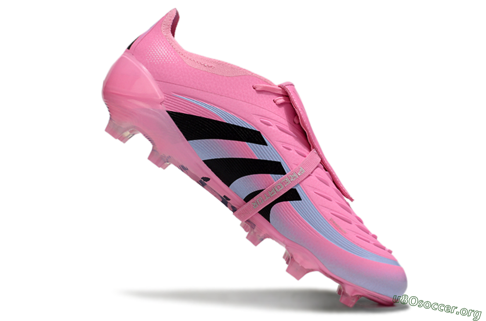 Adidas Predator Elite 25 Foldover Tongue FG Football Boots - Pink/Black/Jade 4