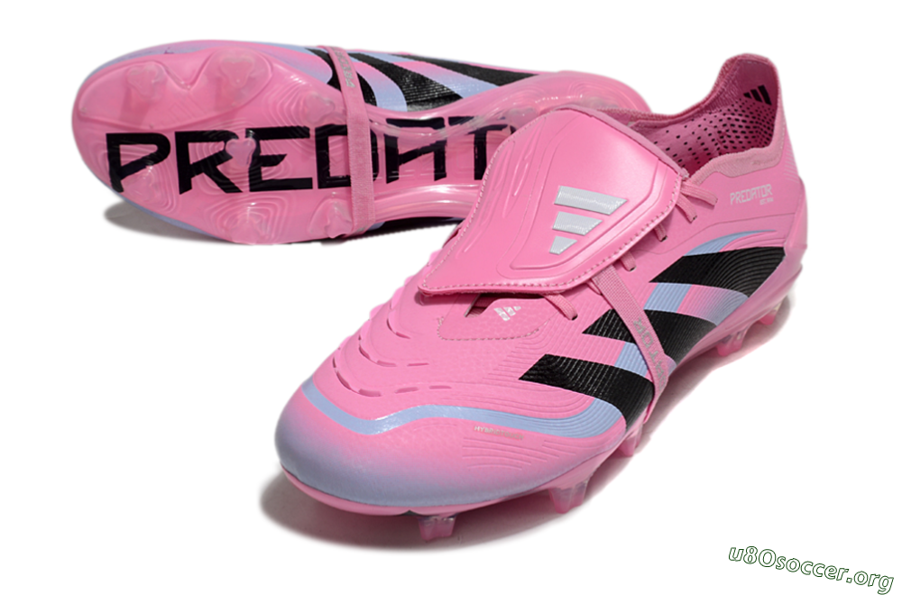 Adidas Predator Elite 25 Foldover Tongue FG Football Boots - Pink/Black/Jade 0