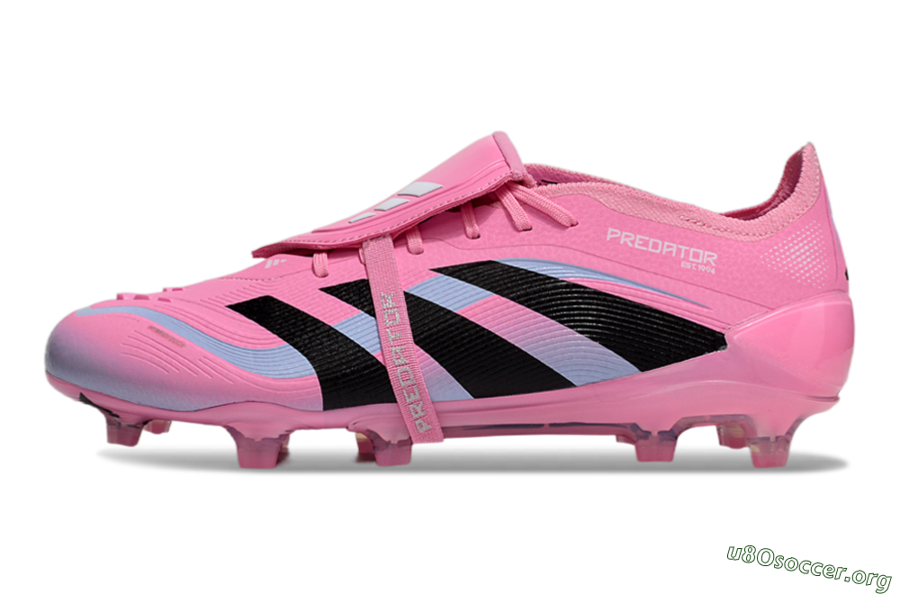 Adidas Predator Elite 25 Foldover Tongue FG Football Boots - Pink/Black/Jade 3