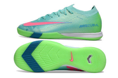 Nike Air Zoom Mercurial Vapor 16 Elite IC Football Shoes - Jade/Pink/Yellow