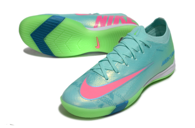 Nike Air Zoom Mercurial Vapor 16 Elite IC Football Shoes - Jade/Pink/Yellow