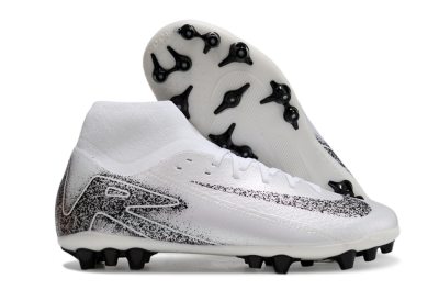 Nike Air Zoom Mercurial Superfly 10 Acadamy AG Football Boots - White/Black
