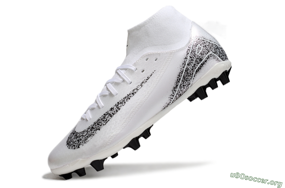 Nike Air Zoom Mercurial Superfly 10 Acadamy AG Football Boots - White/Black 5