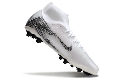 Nike Air Zoom Mercurial Superfly 10 Acadamy AG Football Boots - White/Black