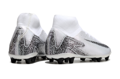 Nike Air Zoom Mercurial Superfly 10 Acadamy AG Football Boots - White/Black