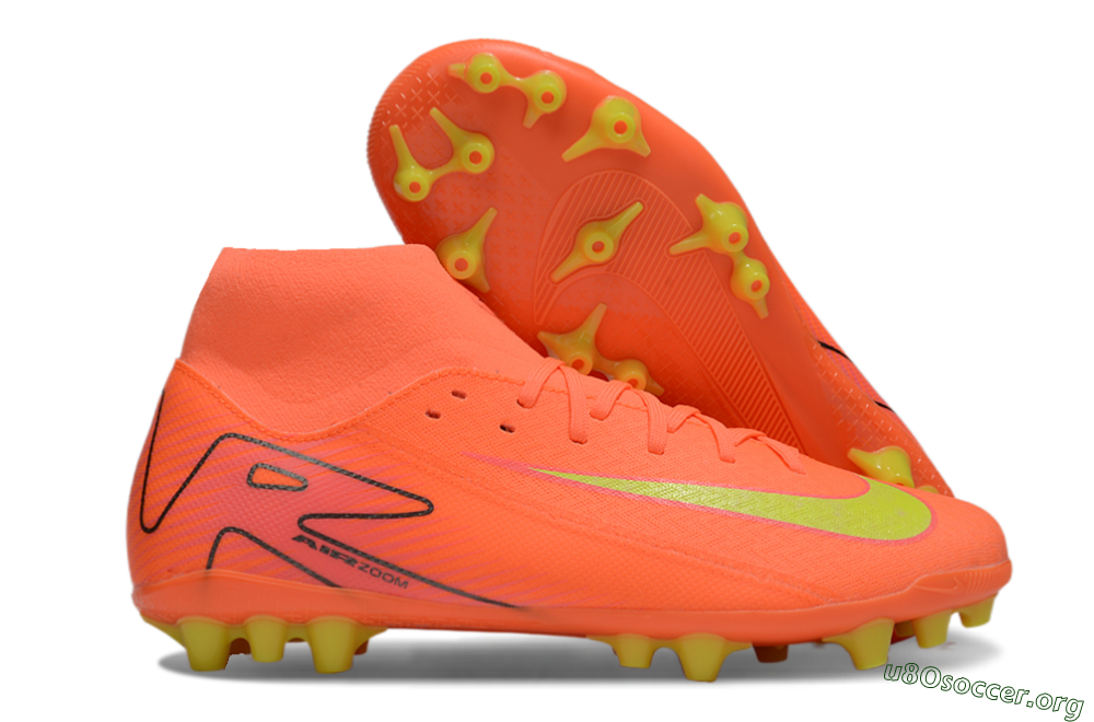 Nike Air Zoom Mercurial Superfly 10 Acadamy AG Football Boots - Red/Yellow/Black 2