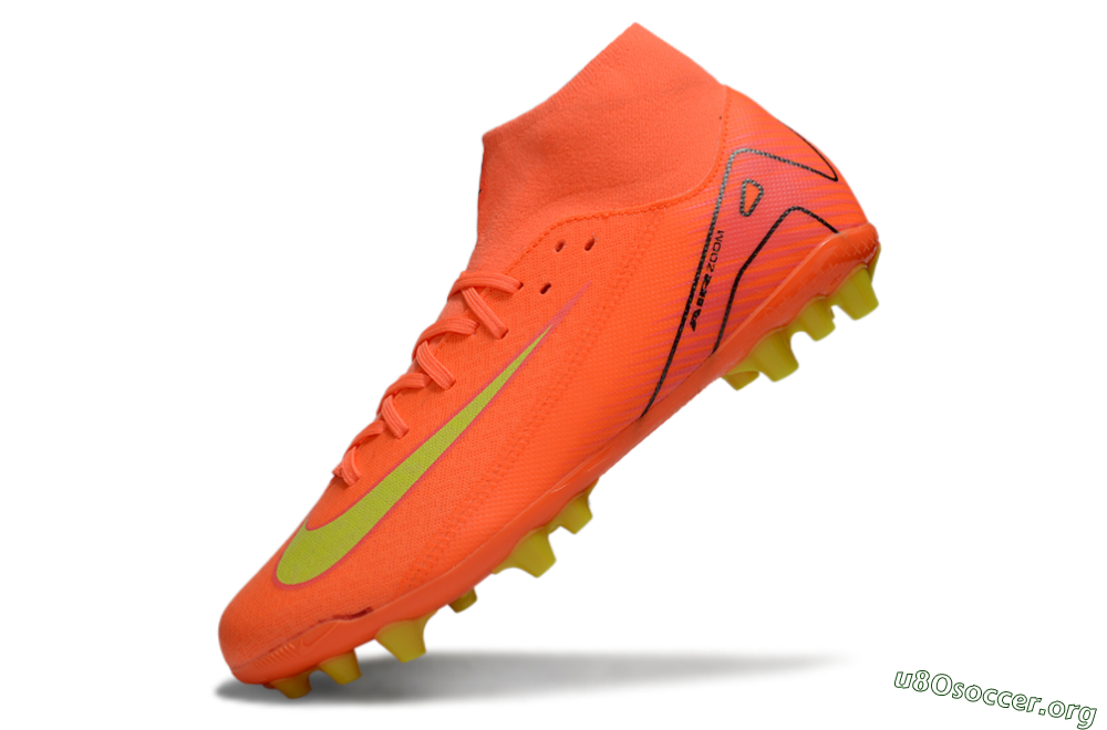 Nike Air Zoom Mercurial Superfly 10 Acadamy AG Football Boots - Red/Yellow/Black 5