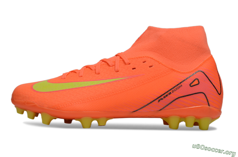 Nike Air Zoom Mercurial Superfly 10 Acadamy AG Football Boots - Red/Yellow/Black 3