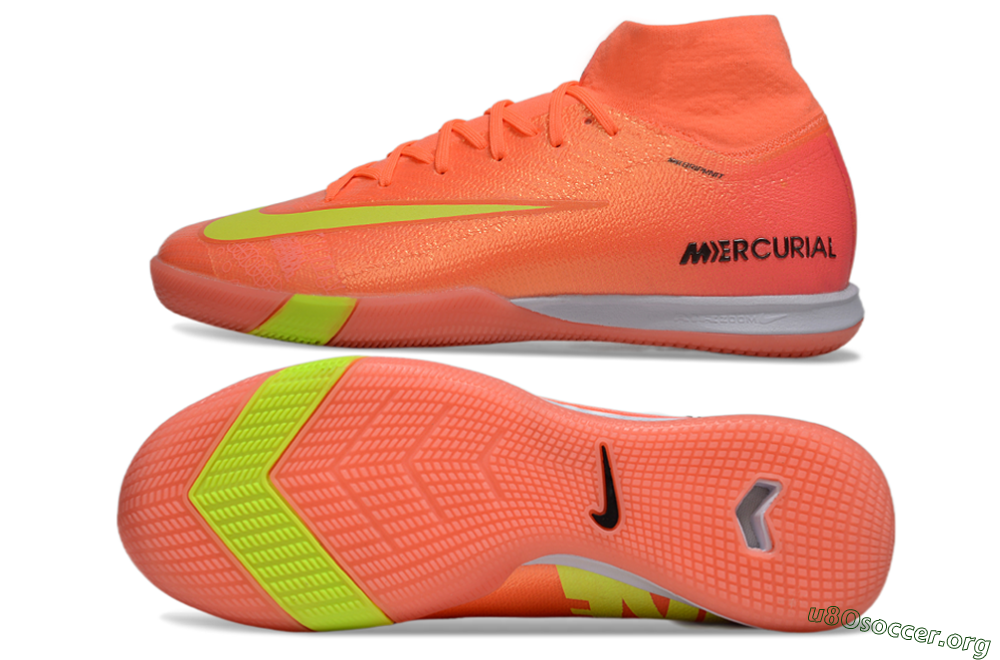 Nike Air Zoom Mercurial Superfly 10 Elite IC Football Shoes - Red/Yellow/Black 1