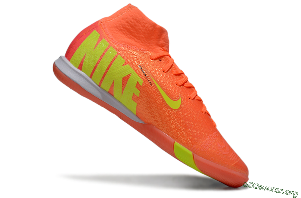 Nike Air Zoom Mercurial Superfly 10 Elite IC Football Shoes - Red/Yellow/Black 4