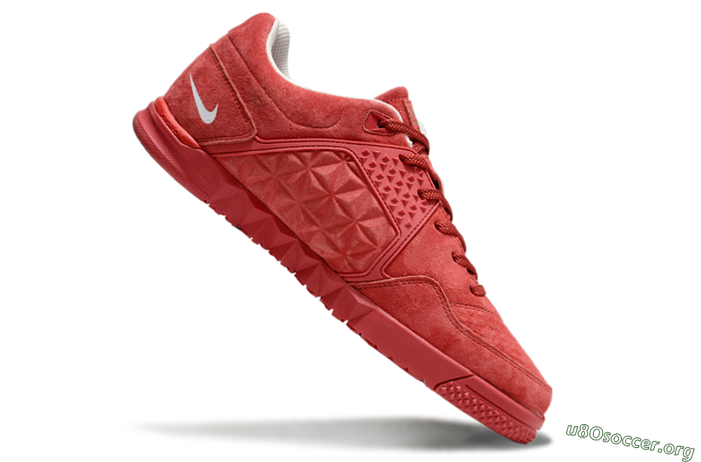 Nike Street Gato IC Football Shoes - Red/Red 4