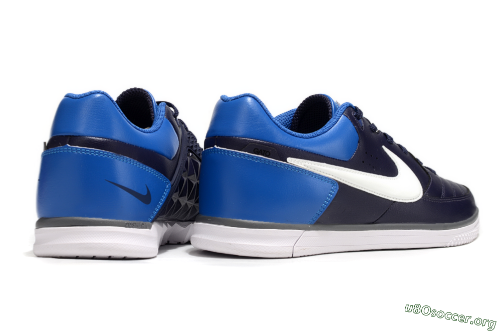 Nike Street Gato IC Football Shoes - Black/White/Blue 6