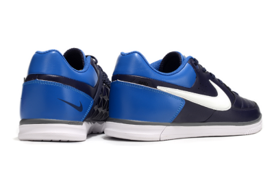 Nike Street Gato IC Football Shoes - Black/White/Blue