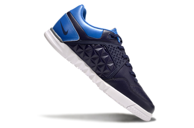 Nike Street Gato IC Football Shoes - Black/White/Blue