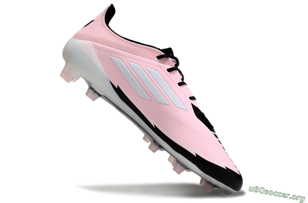 Adidas F50 Elite FG Football Boots - Pink/White/Black 4