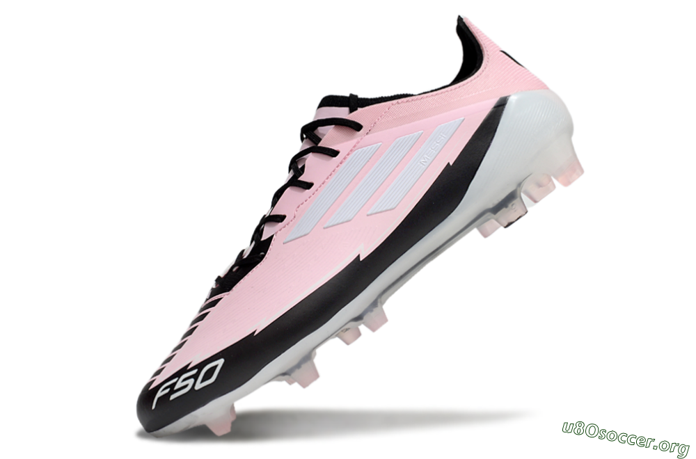 Adidas F50 Elite FG Football Boots - Pink/White/Black 5