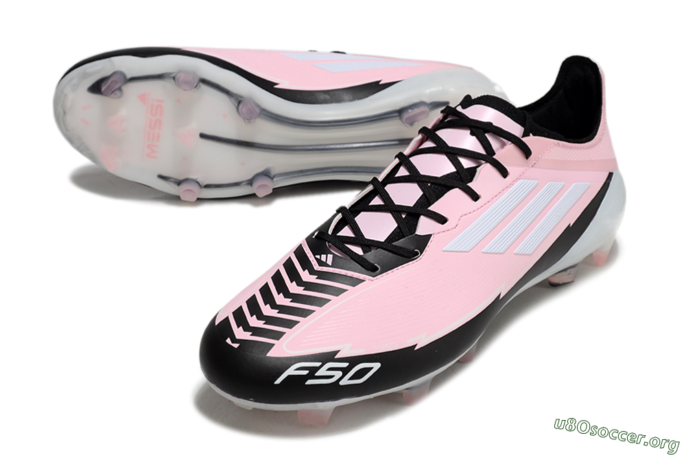 Adidas F50 Elite FG Football Boots - Pink/White/Black 0