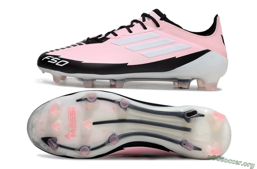 Adidas F50 Elite FG Football Boots - Pink/White/Black 1