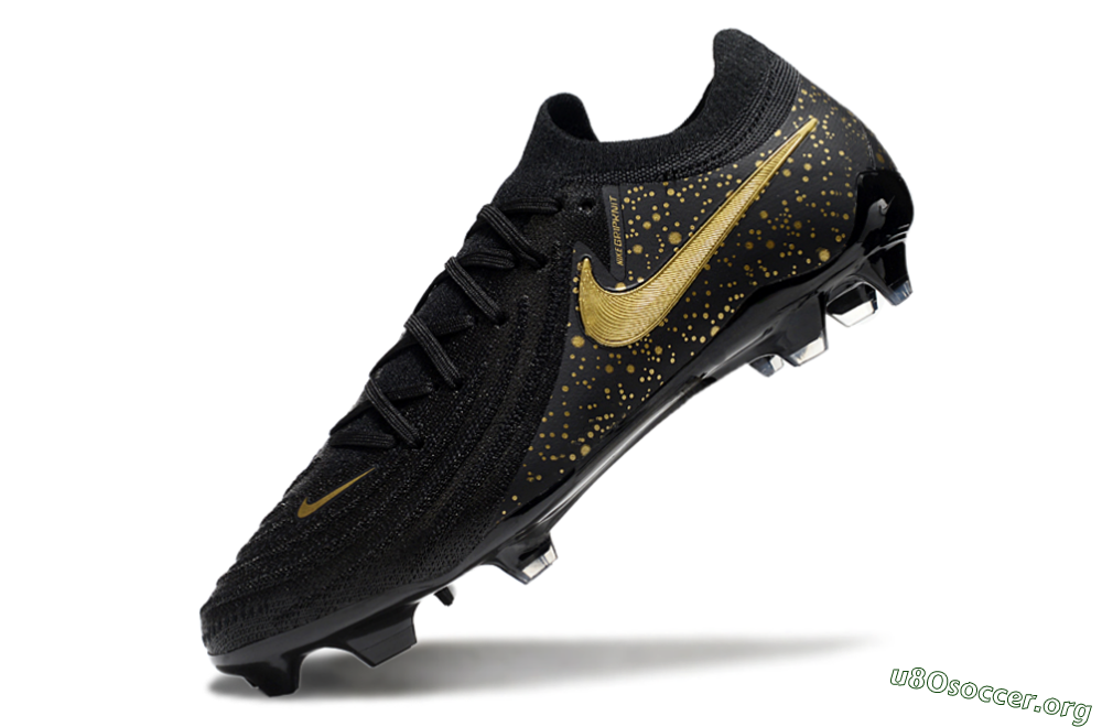 Nike Phantom Luna Elite NU FG Football Boots - Black/Gold/Blue 5