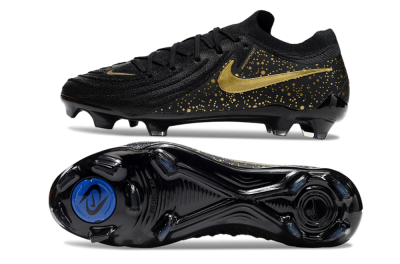 Nike Phantom Luna Elite NU FG Football Boots - Black/Gold/Blue