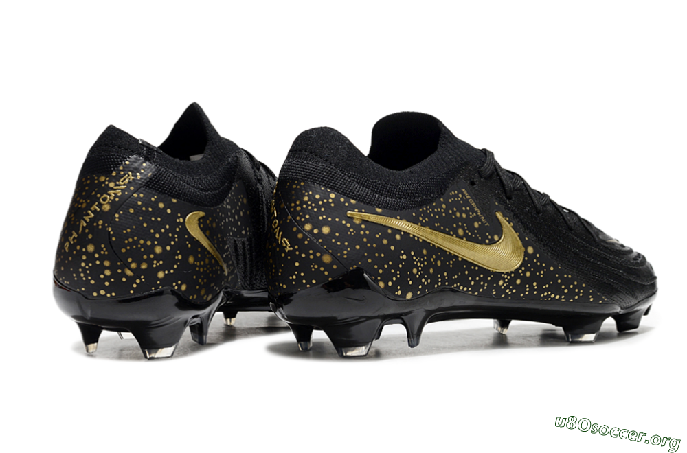 Nike Phantom Luna Elite NU FG Football Boots - Black/Gold/Blue 6