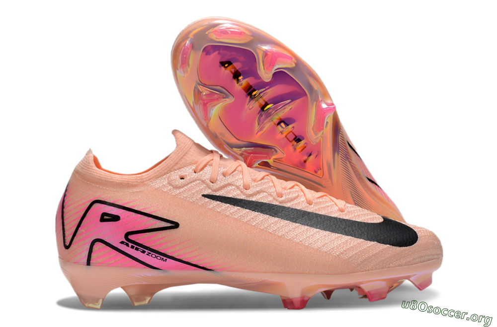 Nike Air Zoom Mercurial Vapor 16 Elite FG Football Boots - Pink/Black 2