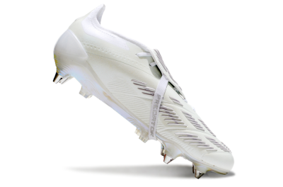 Adidas Predator Elite 25 Foldover Tongue SG Football Boots - Beige/Silver/White