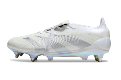 Adidas Predator Elite 25 Foldover Tongue SG Football Boots - Beige/Silver/White
