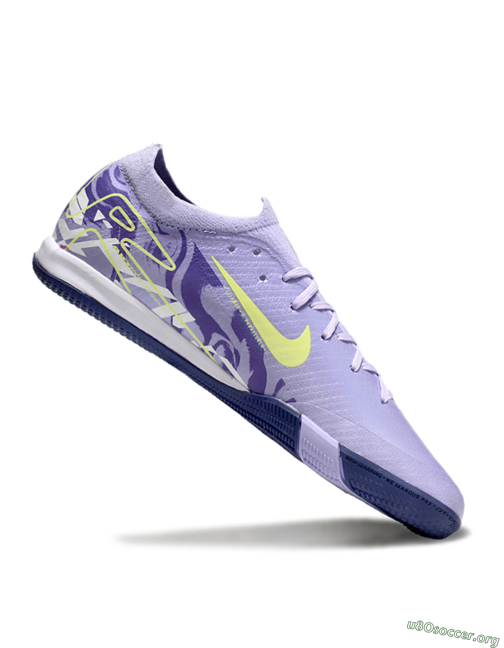 Nike Air Zoom Mercurial Vapor 16 Elite IC Football Shoes - Purple/Yellow/White 4