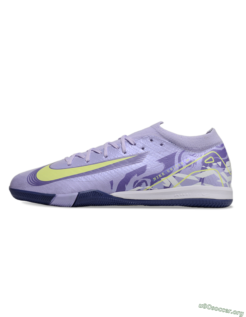 Nike Air Zoom Mercurial Vapor 16 Elite IC Football Shoes - Purple/Yellow/White 3