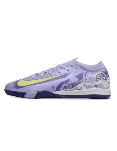 Nike Air Zoom Mercurial Vapor 16 Elite IC Football Shoes - Purple/Yellow/White