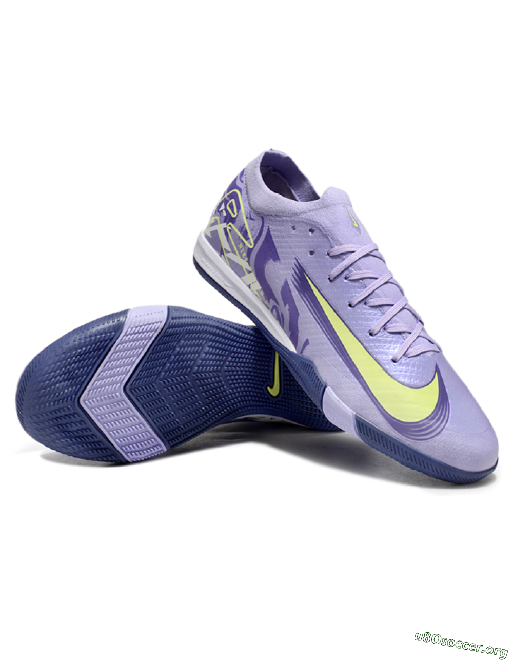Nike Air Zoom Mercurial Vapor 16 Elite IC Football Shoes - Purple/Yellow/White 0