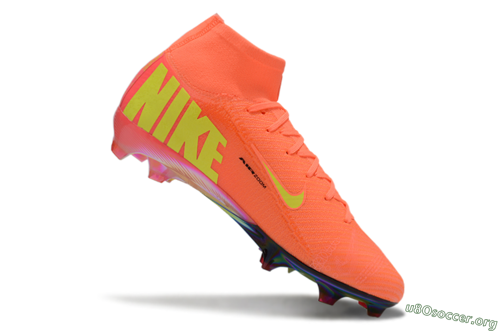 Nike Air Zoom Mercurial Superfly 10 Elite FG Football Boots - Red/Yellow/Black 5