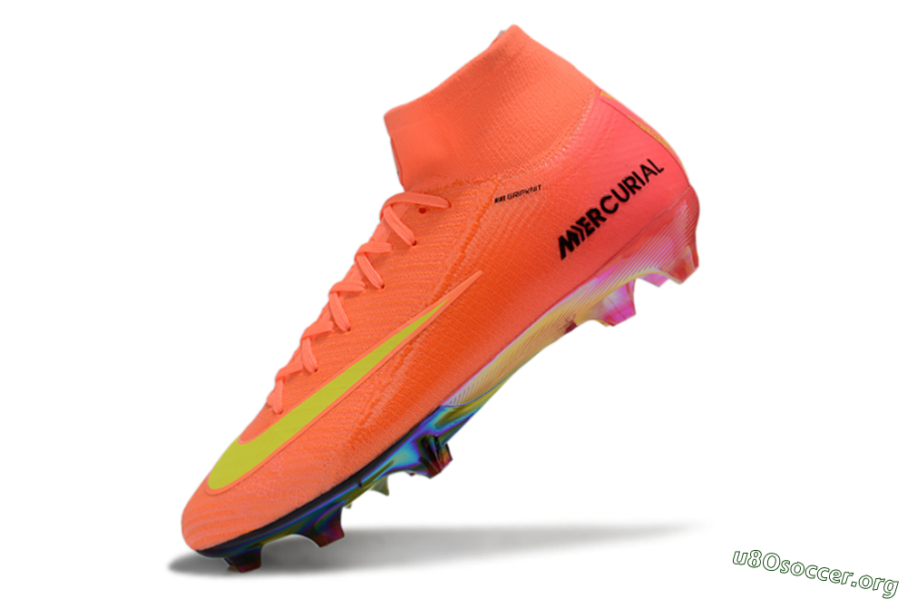 Nike Air Zoom Mercurial Superfly 10 Elite FG Football Boots - Red/Yellow/Black 6
