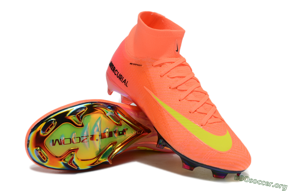Nike Air Zoom Mercurial Superfly 10 Elite FG Football Boots - Red/Yellow/Black 4