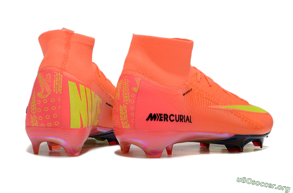 Nike Air Zoom Mercurial Superfly 10 Elite FG Football Boots - Red/Yellow/Black 7