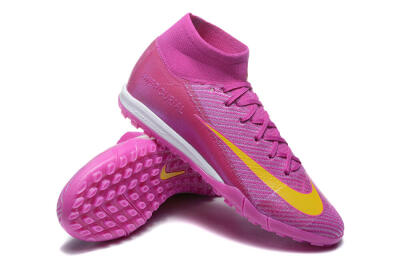 Nike Air Zoom Mercurial Superfly 10 Elite TF Football Shoes - PurpleYellow/White