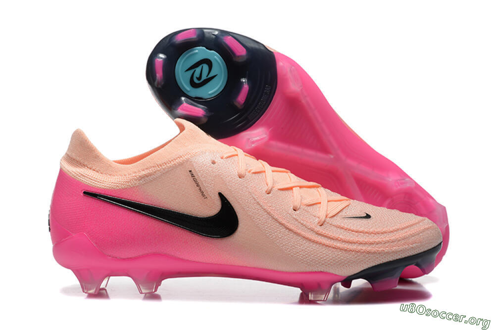 Nike Phantom Luna Elite FG Football Boots - Pink/Black/Blue 2