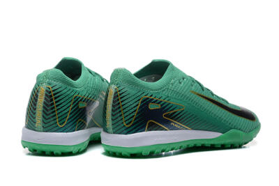 Nike Air Zoom Mercurial Vapor 16 Elite TF Football Shoes - Green/Black/Gold