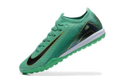 Nike Air Zoom Mercurial Vapor 16 Elite TF Football Shoes - Green/Black/Gold