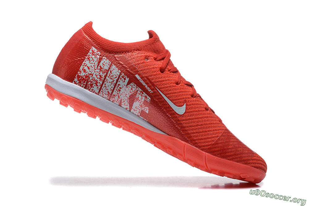 Nike Air Zoom Mercurial Vapor 16 Elite TF Football Shoes - Red/White 7