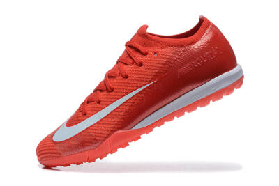Nike Air Zoom Mercurial Vapor 16 Elite TF Football Shoes - Red/White