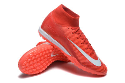 Nike Air Zoom Mercurial Superfly 10 Elite TF Football Shoes - Red/White