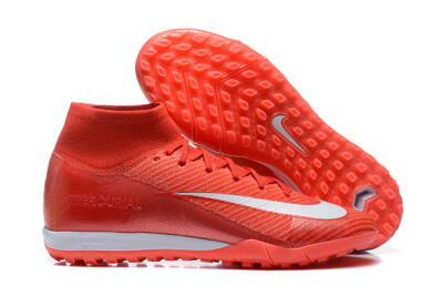 Nike Air Zoom Mercurial Superfly 10 Elite TF Football Shoes - Red/White