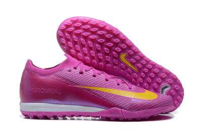 Nike Air Zoom Mercurial Vapor 16 Elite TF Football Shoes - Pink/Yellow/White