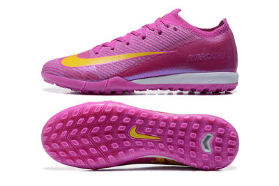 Nike Air Zoom Mercurial Vapor 16 Elite TF Football Shoes - Pink/Yellow/White