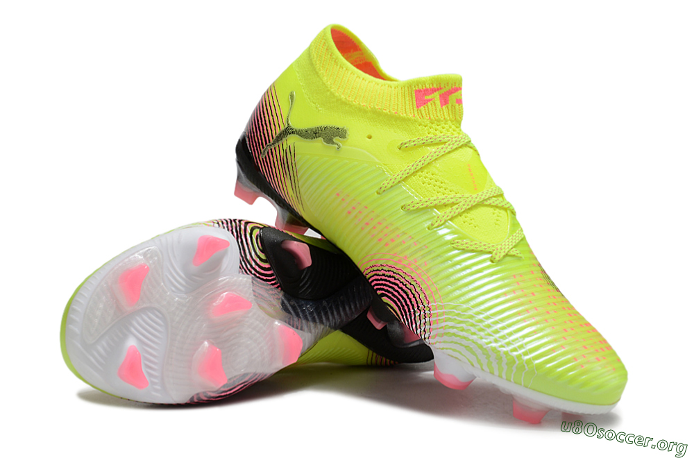 Puma Future 8 Ultimate FG Football Boots - Yellow/Pink/Black 0