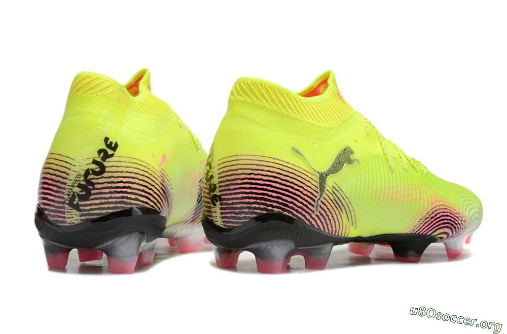 Puma Future 8 Ultimate FG Football Boots - Yellow/Pink/Black 6